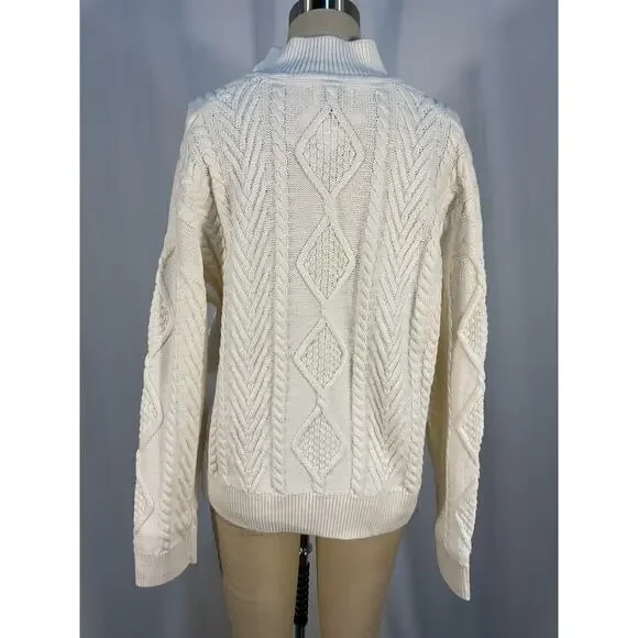 27 Miles Malibu 'Haruka' White Sweater Size S - NWT